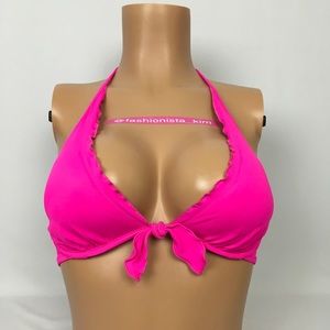 ❣️ Victoria's Secret ruffle halter swim top